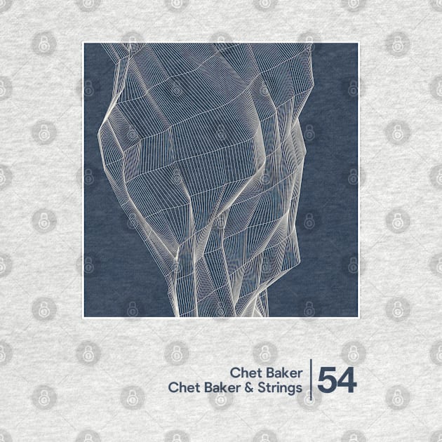 Chet Baker & Strings / Minimalist Graphic Artwork Design by saudade